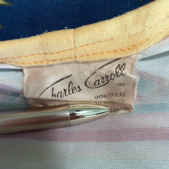 80s Stranger Things vintage striped summer dress - Picture 6 of 8